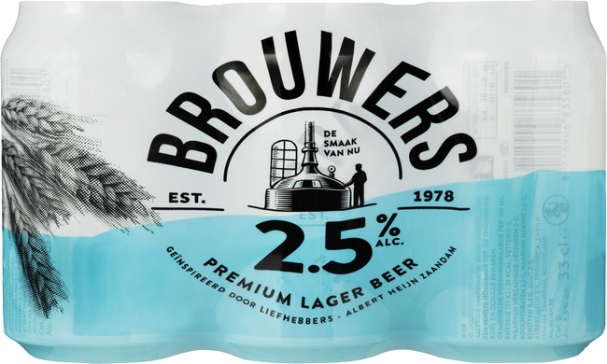 Brouwers 2.5 6x0,33cl